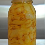 lemon peel in vodka