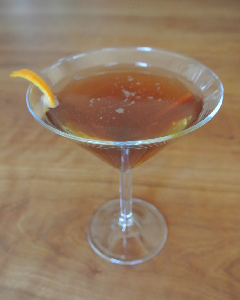 Pomegranate Molasses Champagne Cocktail