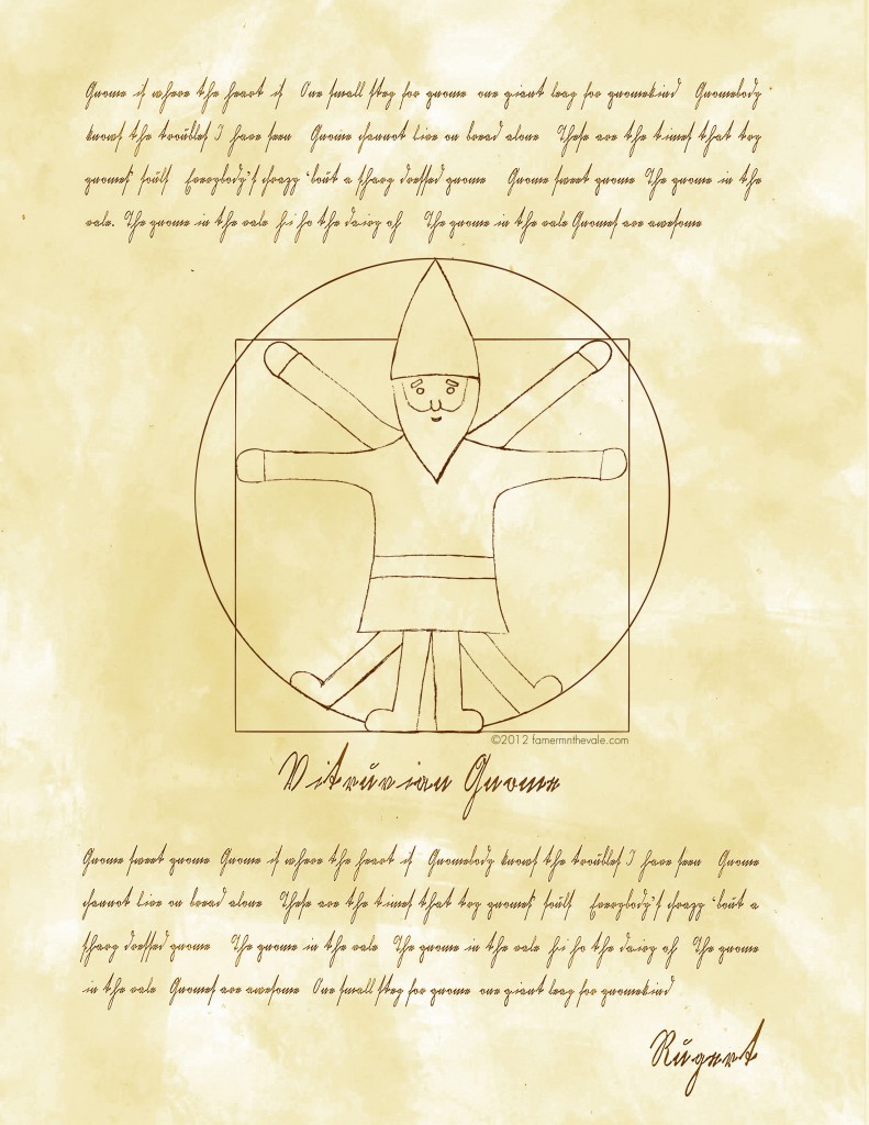 The VItruvian Gnome