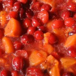 Persimmon and Cranberry Sauce