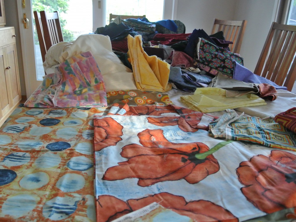 Yikes! Too much fabric!